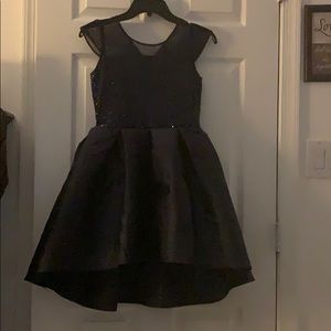 Girls size 10 navy blue dress.
